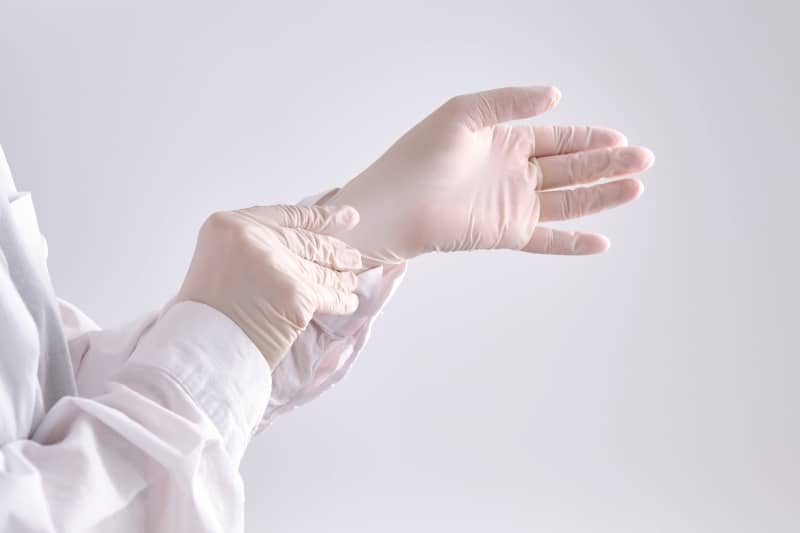 rubber glove