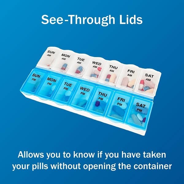 pill organizer 2 times a day